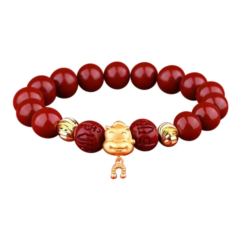 Baozhi Cinnabar Bracelets Unisex-18