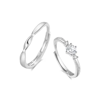 BLANK IN BLANK Sterling Silver Rings Unisex Snake Year Decorative Box