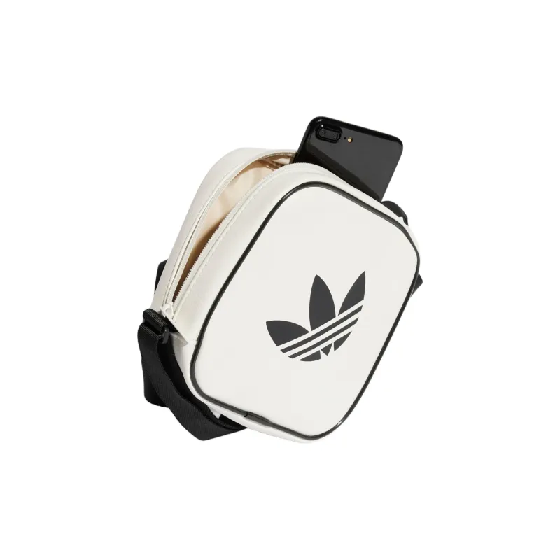 Adidas Originals Polyurethane Shoulder Bag, Crossbody Bag Mini Unisex White-2