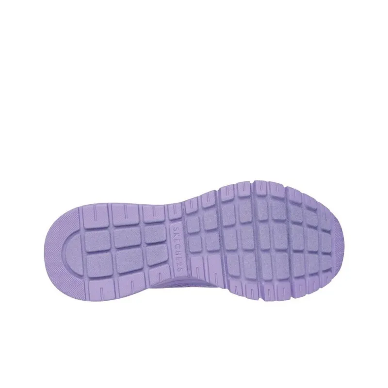 Skechers Uno Anti Slip Wear Resistant Low Top Casual Shoes Women's Purple-4