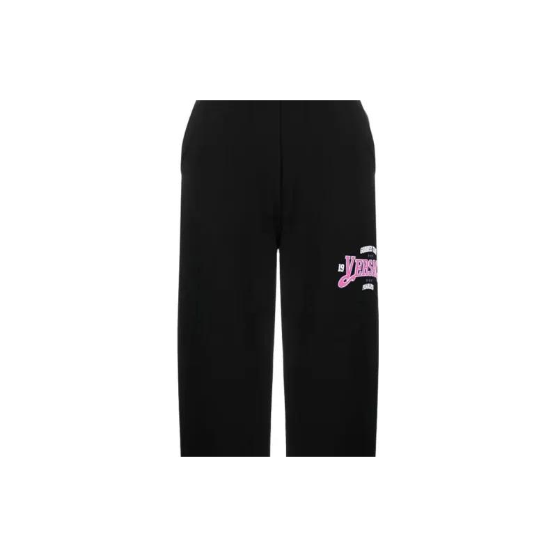 VERSACE Logo print Track Pants-4