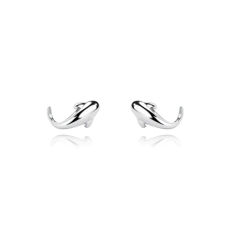 AEMC Sterling Silver Stud Earrings Unisex Silver-6