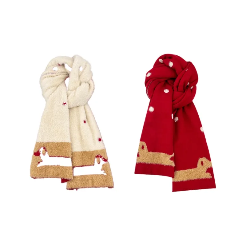 SLEEPYWALK Knit Scarves Unisex-0