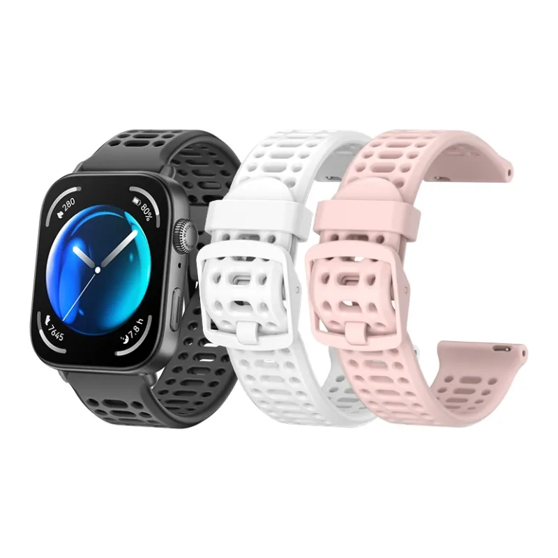 Mr. Strap Watch Band Huawei Compatibility Silicone Material-2