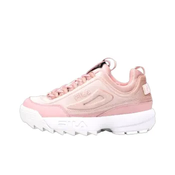 FILA DISRUPTOR II PREMIUM Anti-Slip Wear-Resistant Low-Top Casual Shoes Women's Pink