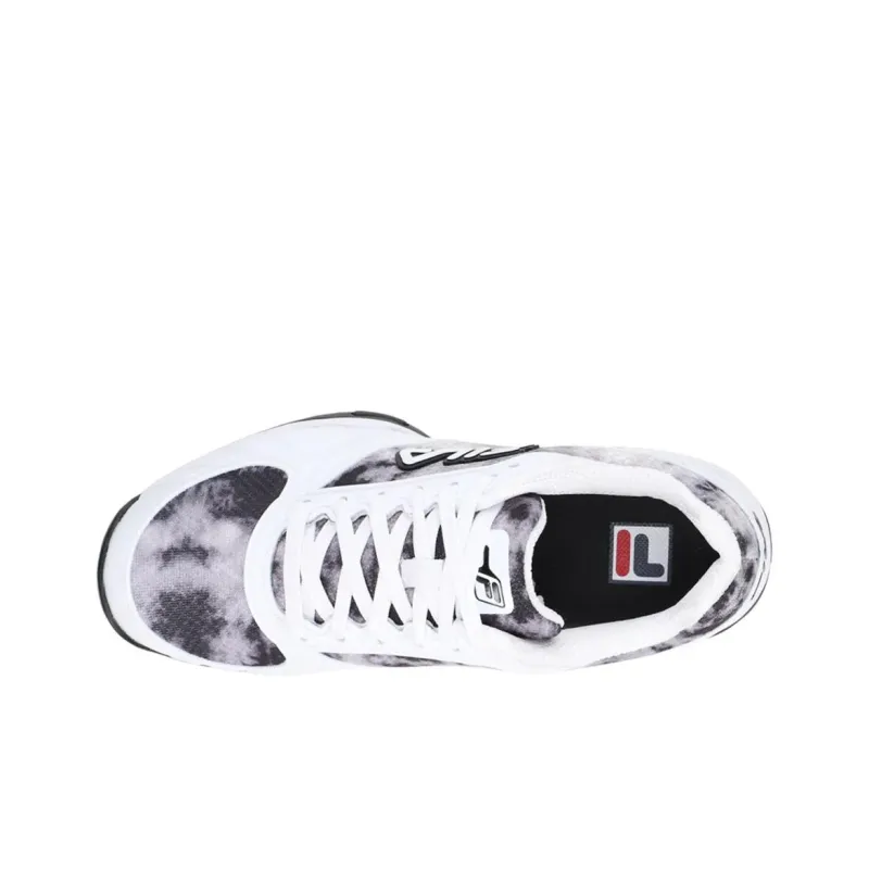 FILA Anti-Slip Wear-Resistant Low-Top Training Shoes Women's Black White-3