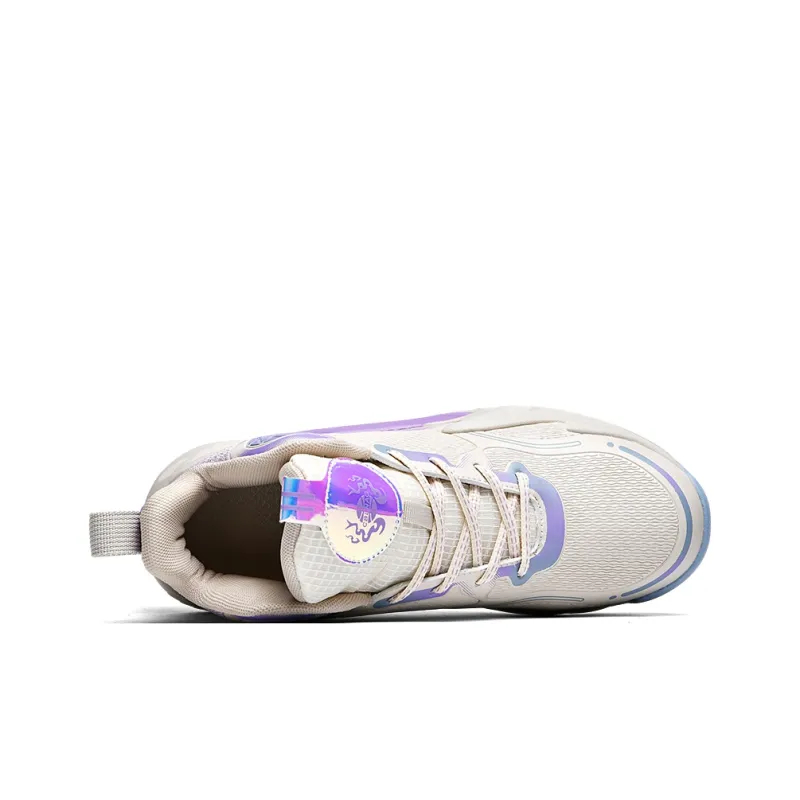 SOURCE Basketball Shoes Unisex Mid Top Purple/White/Blue-7