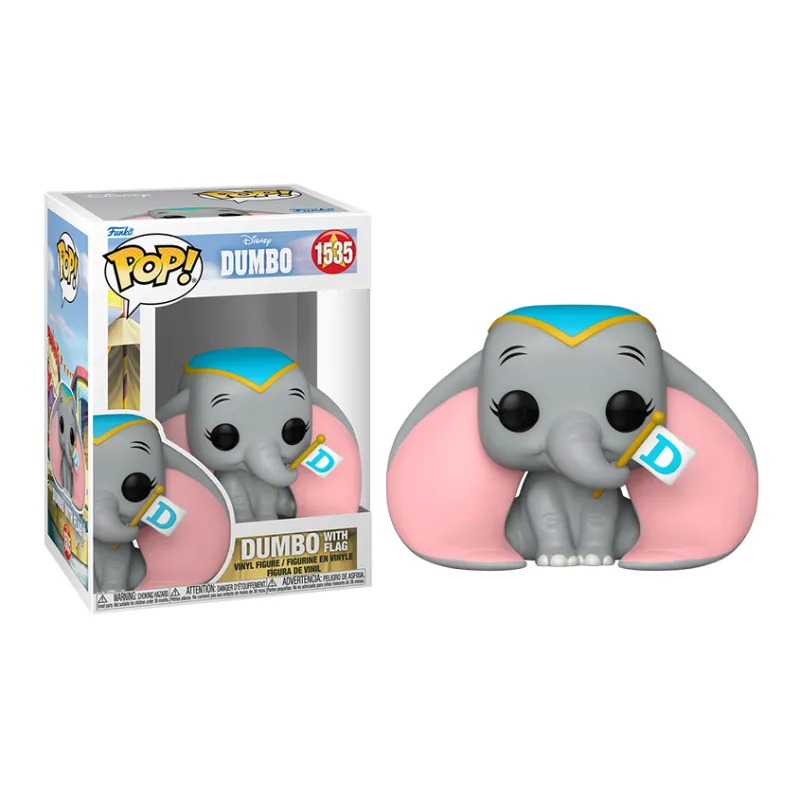 Funko Dumbo With Flag Chibi Figures-2