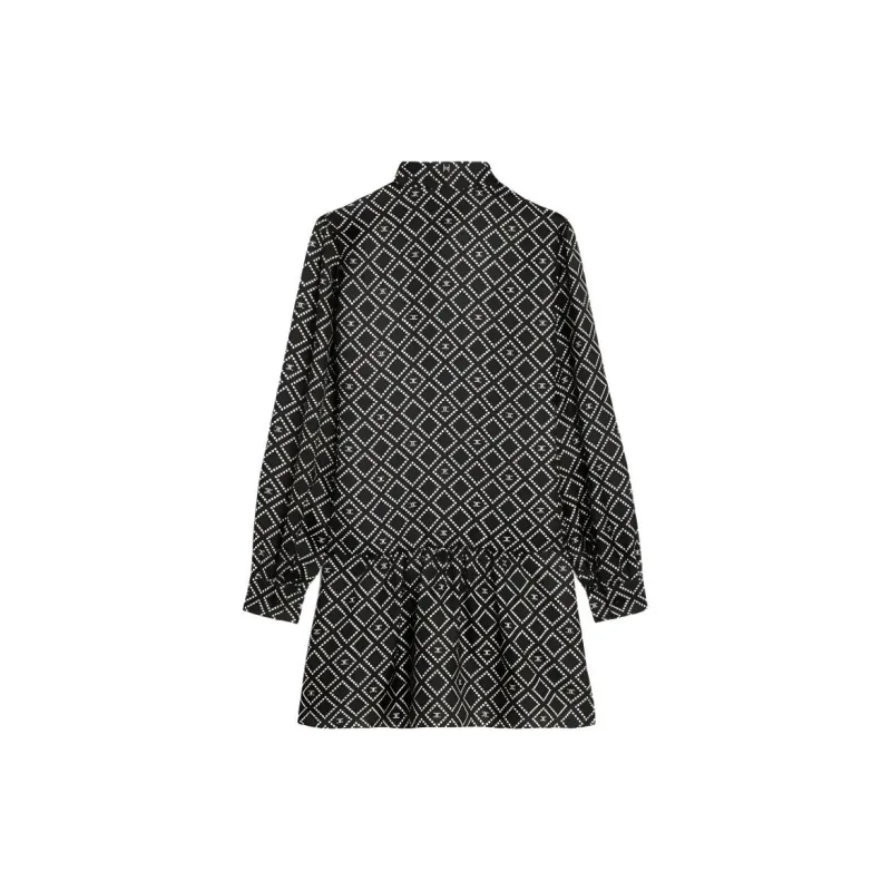 CELINE Basque Mini Dress In Silk Twill-1