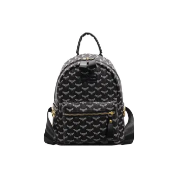 Gerlanx Pu Backpack Large Size Unisex Brown/Black