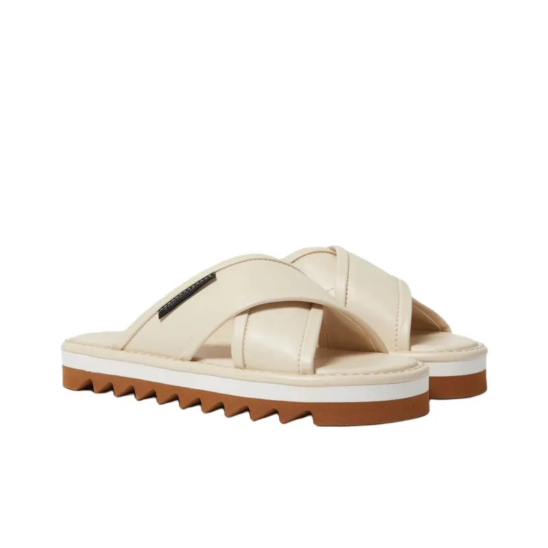 Stella McCartney Sneak Elyse Slide Slippers Women's Beige-2