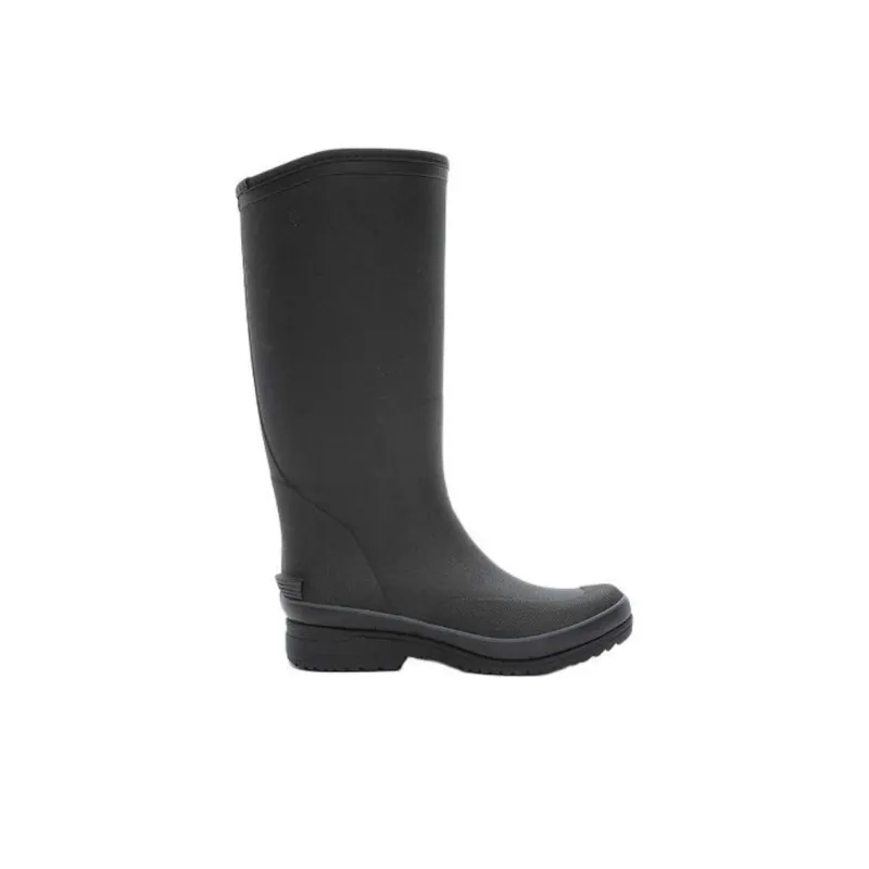 MoonStar Warm Water-Resistant Wear-Resistant Slip-Resistant Rain Boots Men's Black-1