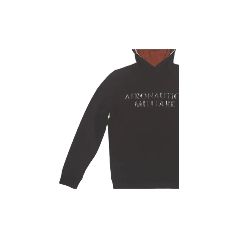 AERONAUTICA MILITARE SS24 Sweatshirt Men's Black Gray Color-3
