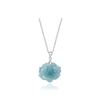 Emerald Glutinous Jade Jadeite Necklaces Women's