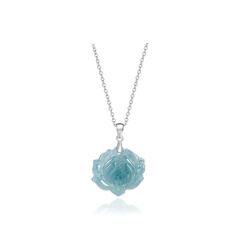 Emerald Glutinous Jade Jadeite Necklaces Women's-0
