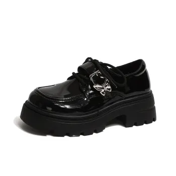 NUNZ Loafers Women's Glossy Black/Matte Black