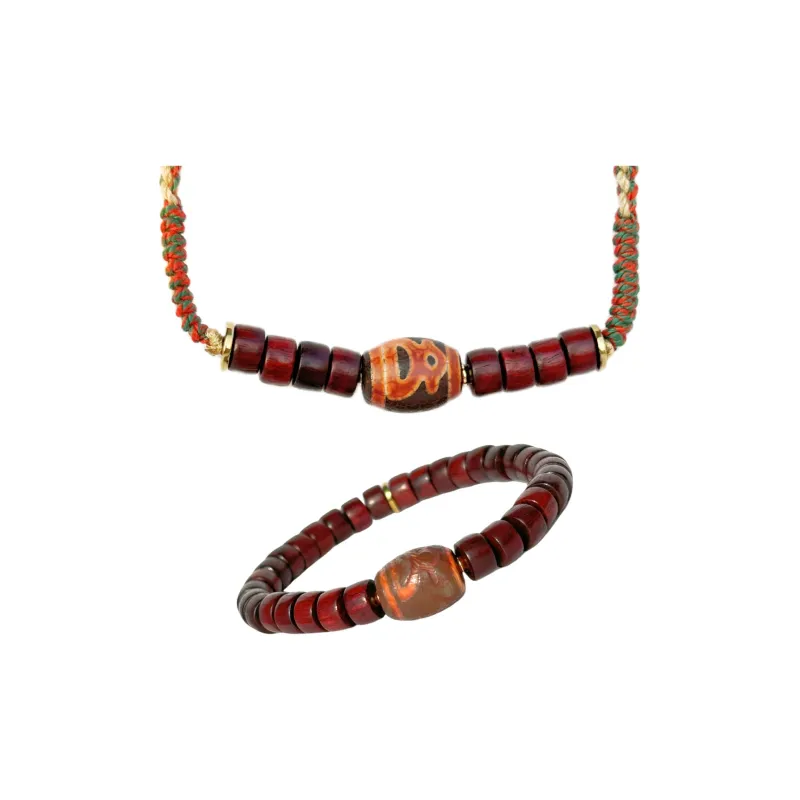 ZANJICHUANQI Bloodwood Necklaces Unisex-10