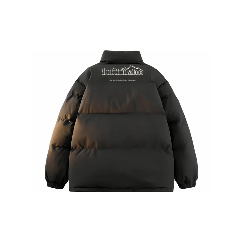 Warrior Ride The Wind Collection Open Ended Smile Collection Puffer Jacket Unisex-21