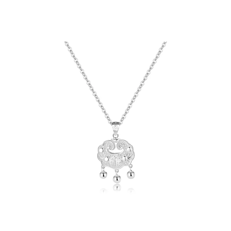 Seven Seven Silver Jewelry S999 Fine Silver Necklaces Unisex-0