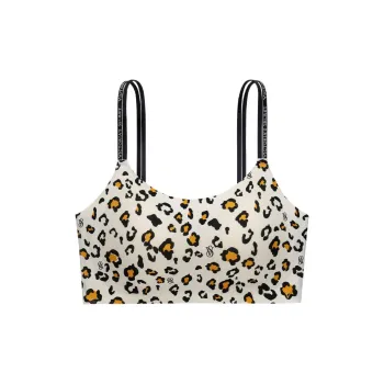 Victoria's Secret Bra Women's Yellow/Black Leopard
