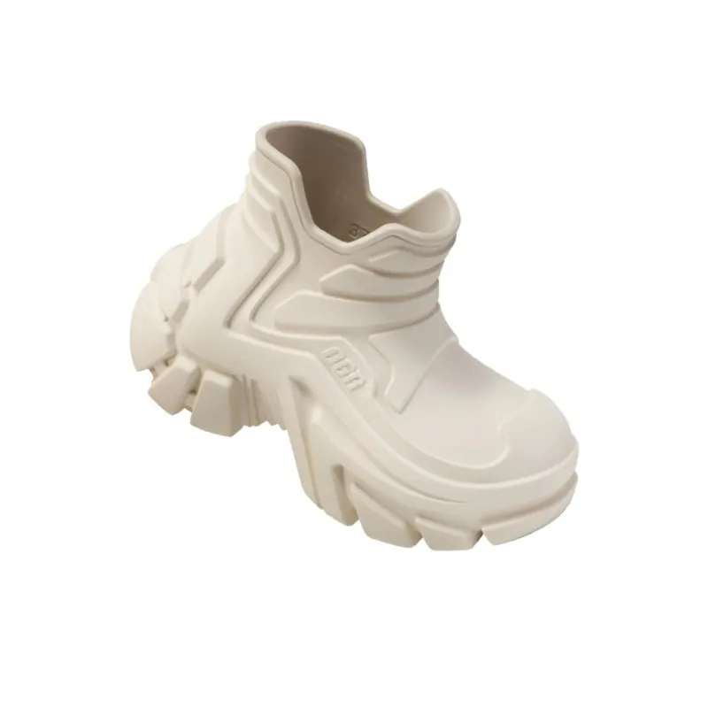 OGR MarkⅠXXL Ankle Boots 6cm Unisex Ecru-3