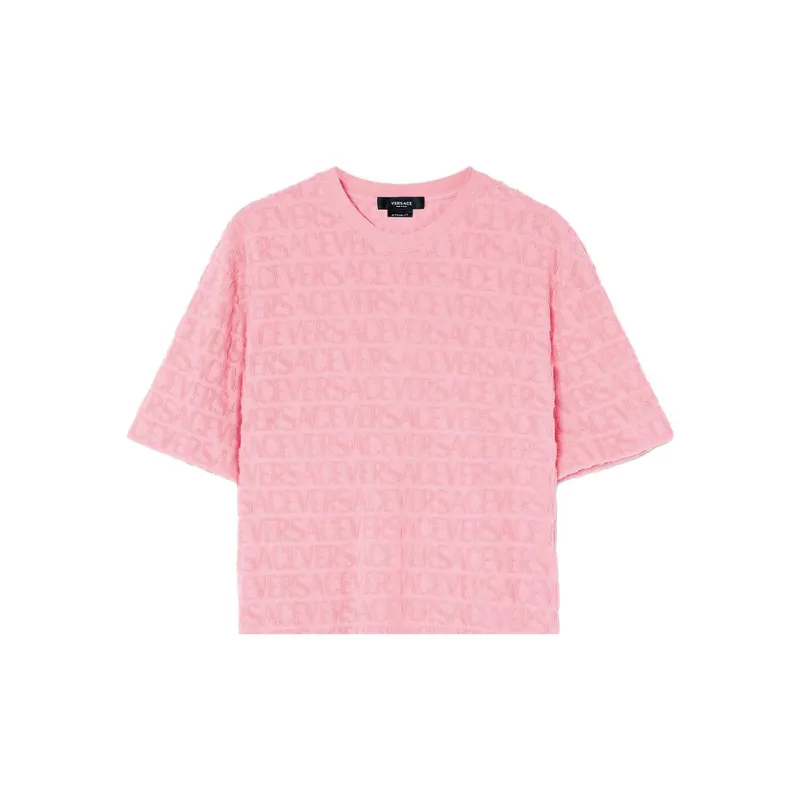 VERSACE T-Shirts Men Pink-4