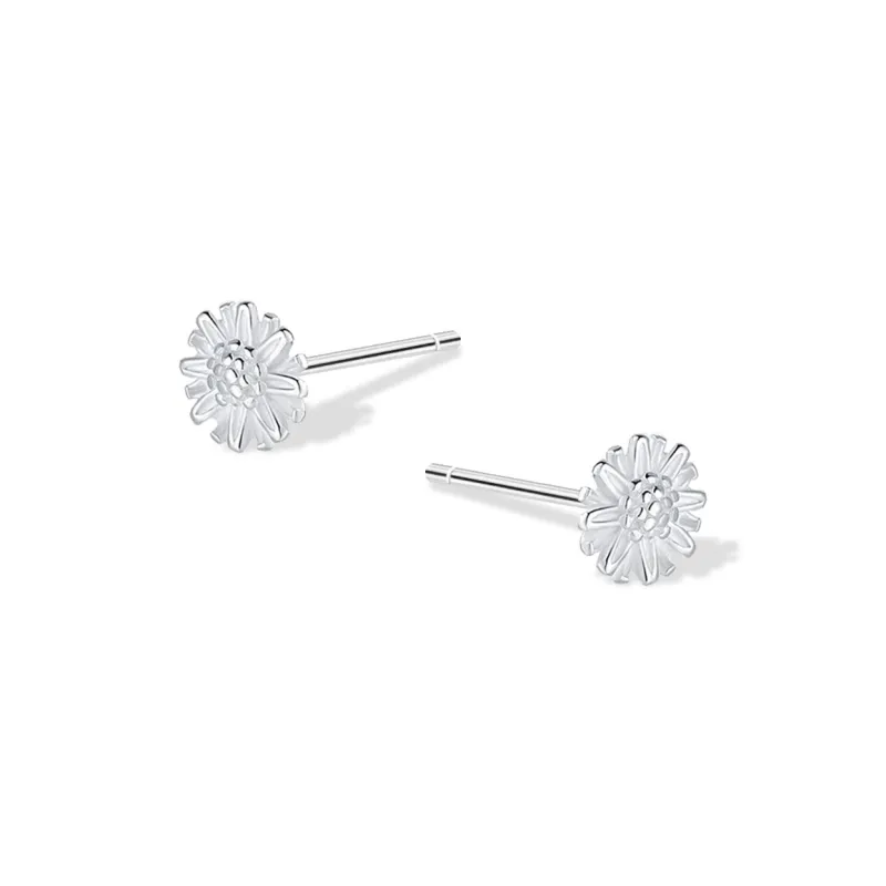 KUMET Sterling Silver Stud Earrings Women's Anniversary For Couples-6