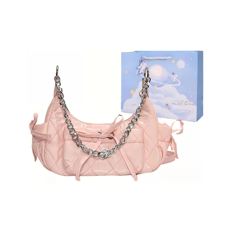 Duoluplo Doron Paul PU Saddle Bag, Shoulder Bag Regular Women's Black, Honey Pink, Pearl White-5