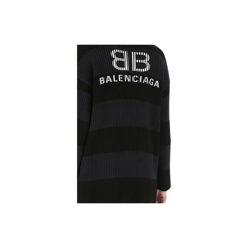 Balenciaga FW21 Sweater Women's Black Gray Color-5