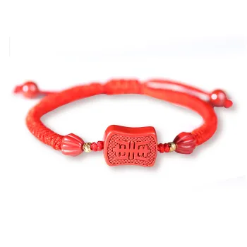 The Thousand Seals Family Cinnabar Bracelets Unisex