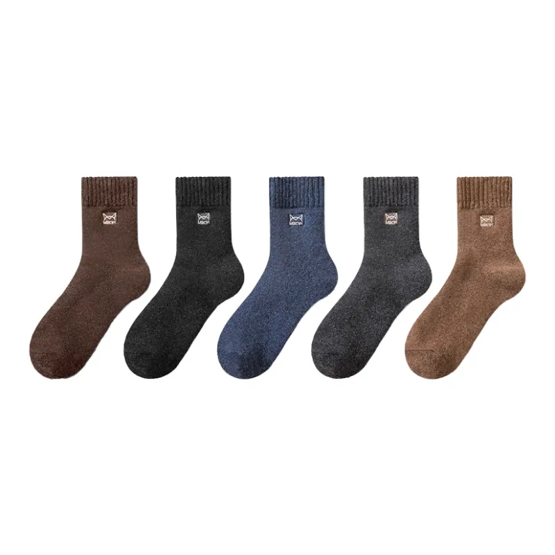 MIIOW Mid Calf Socks Unisex 5 Pack-30