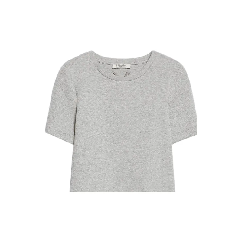'S MAX MARA Short Sleeved Jersey T Shirt-5