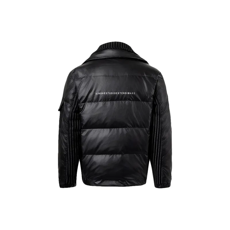 FRQ Puffer Jackets Unisex Black-3