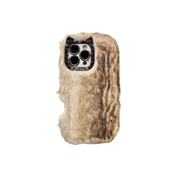 Wei Xin Plush Material Plush Gradient Phone Cases Compatible With IPhone 16/15 Pro Max/Apple 13/14 Pro/Max