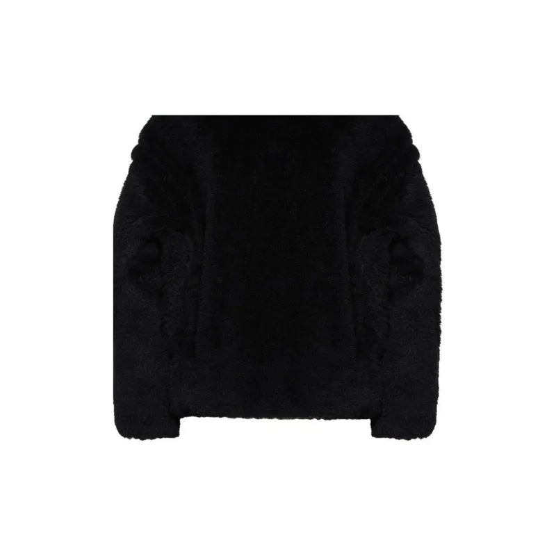 MaxMara Buckle Detailed Long Sleeved Coat-3