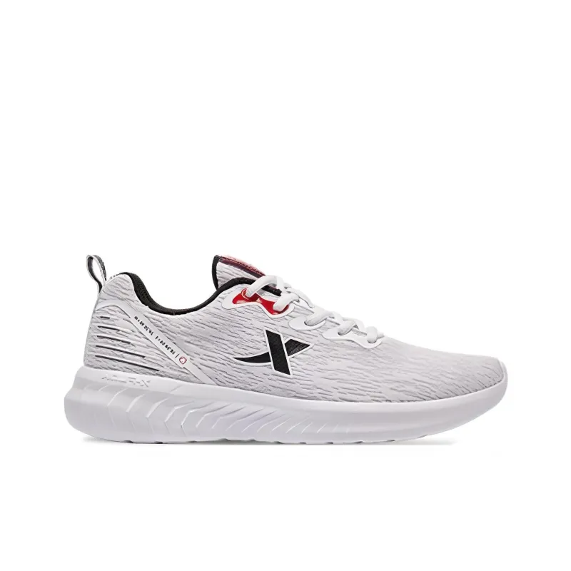 XTEP Shock Absorbing Non Slip Waterproof Breathable And Lightweight Low Top Casual Shoes Men's White Black-1