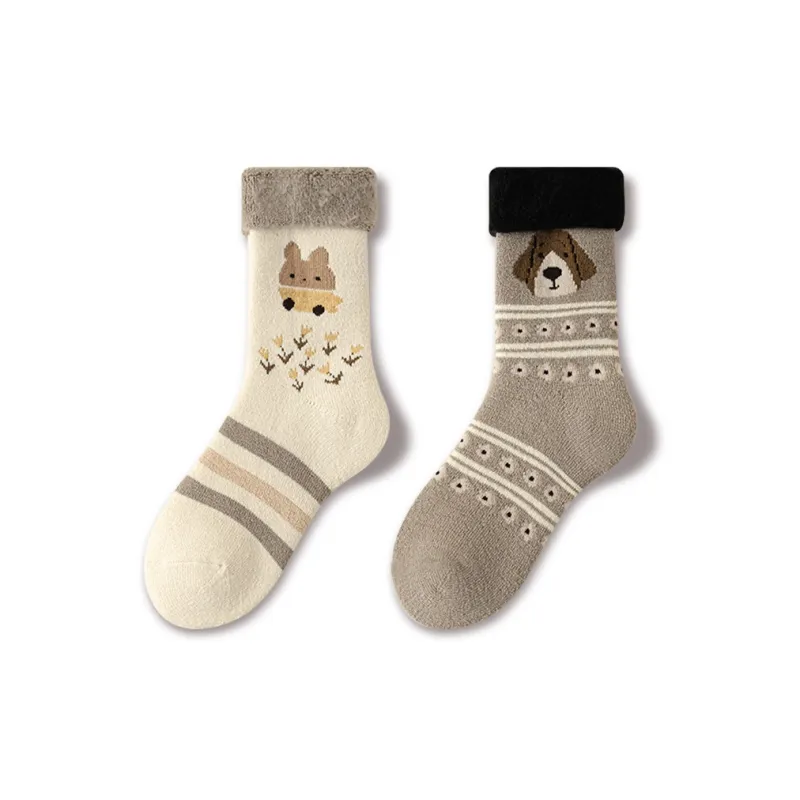 JIAZINI Mid Calf Socks Women's Combo Set-24