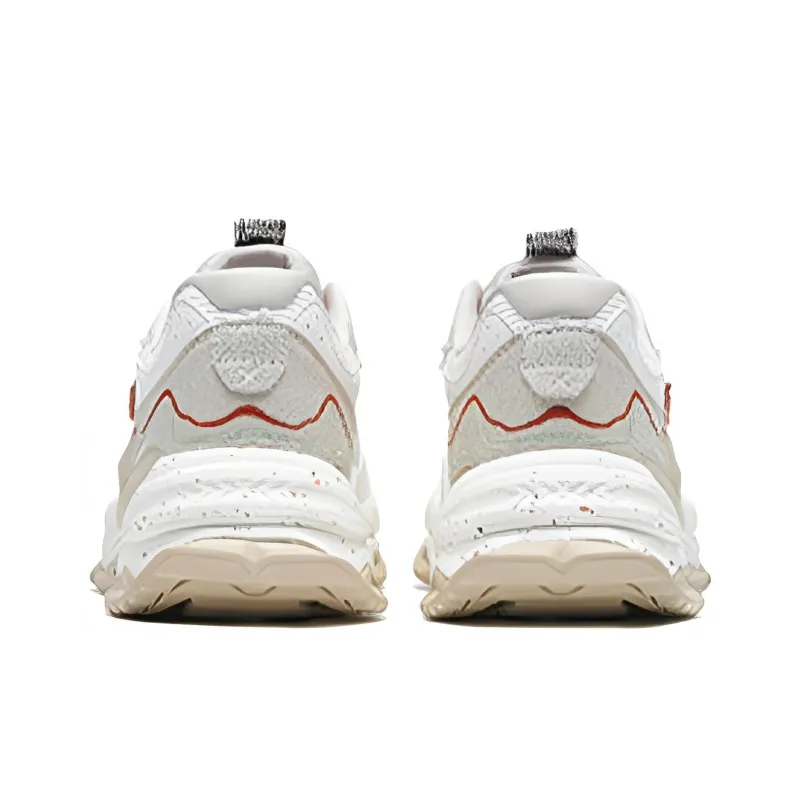 XTEP Shanhai Collection Slip Resistant, Abrasion Resistant, Lightweight Low Top Casual Shoes Women's White-2