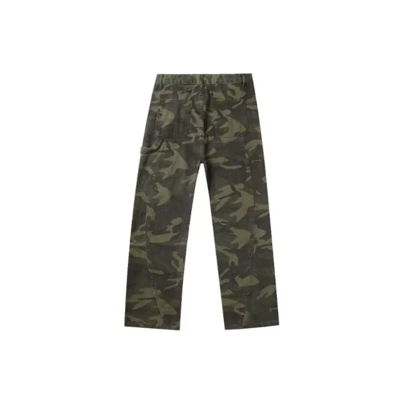 VDNZ Jeans Unisex Green Camouflage-1