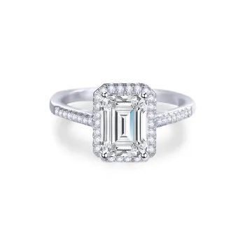 XINGLU 925 Silver Mohsunnite Rings Women's
