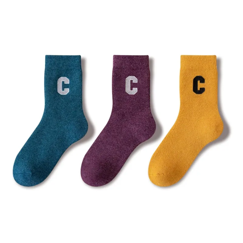 JIAZINI Mid Calf Socks Women's Combo Set-20