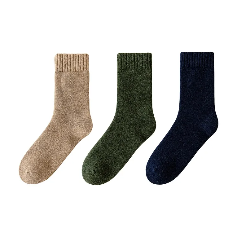 XIANSINIAO Mid Calf Socks Men's 3 Pack-5