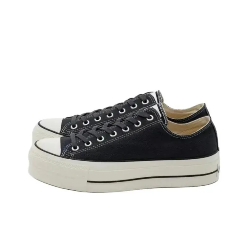 Converse All Star Anti Slip Wear Resistant Low Top Canvas Shoes Men's Black-2