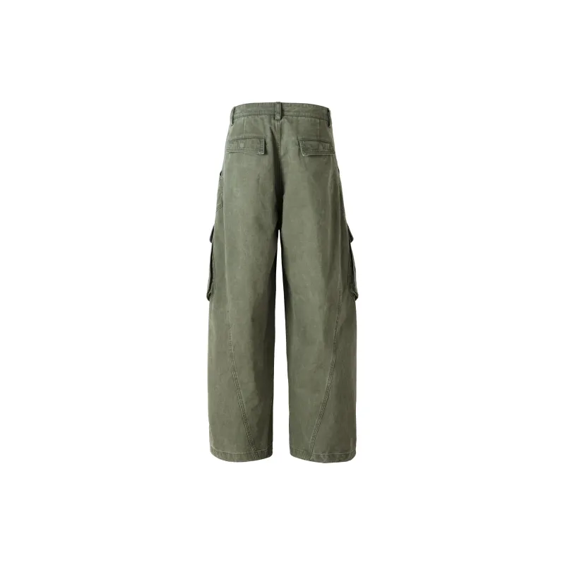 GTRG Casual Pants Unisex Army Green-1