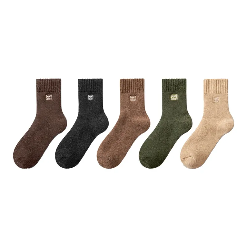 MIIOW Mid Calf Socks Unisex 5 Pack-12