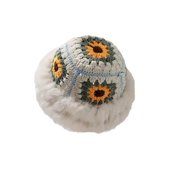 AAJF Rabbit Fur Blend Bucket Hats Unisex
