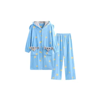Wabi Town Pajama Set Women's Blue