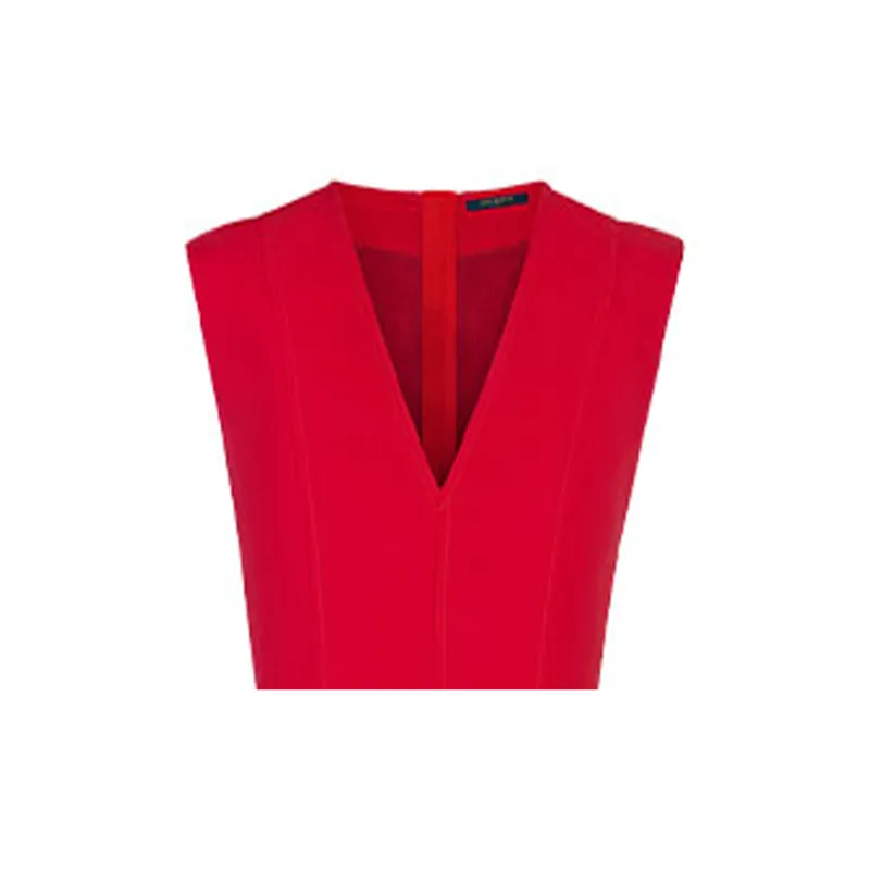LOUIS VUITTON Sleeveless Dress Women's Red-3