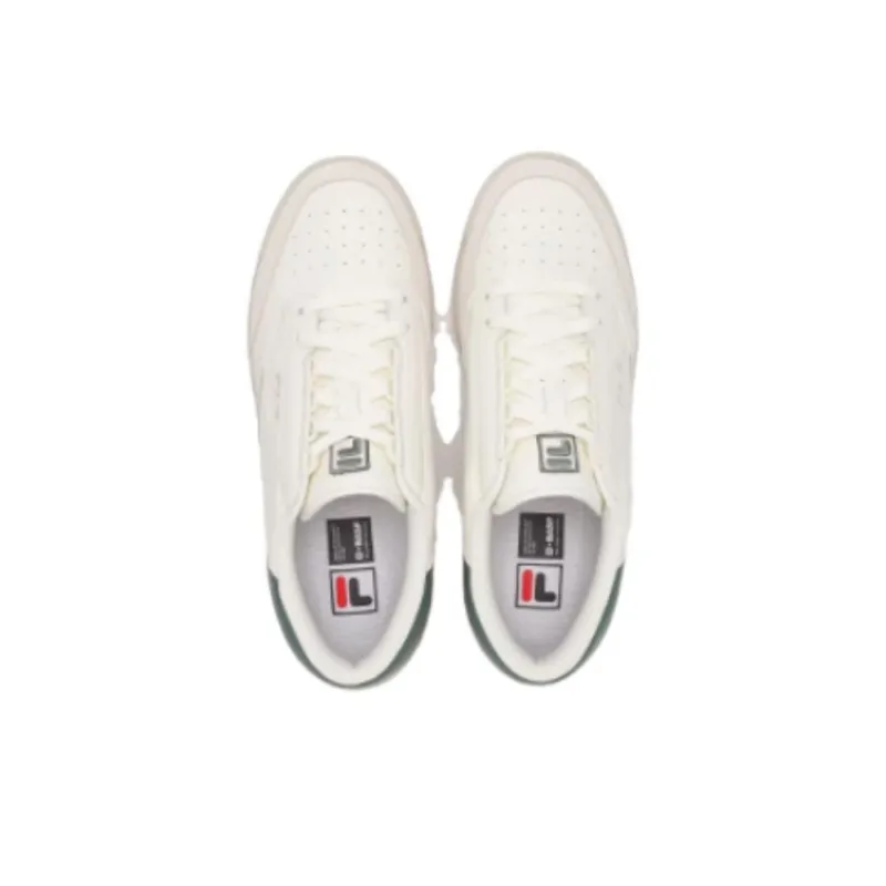 FILA FX 2 Anti Slip Wear Resistant Low Top Skateboard Shoes Men's White Brown-2