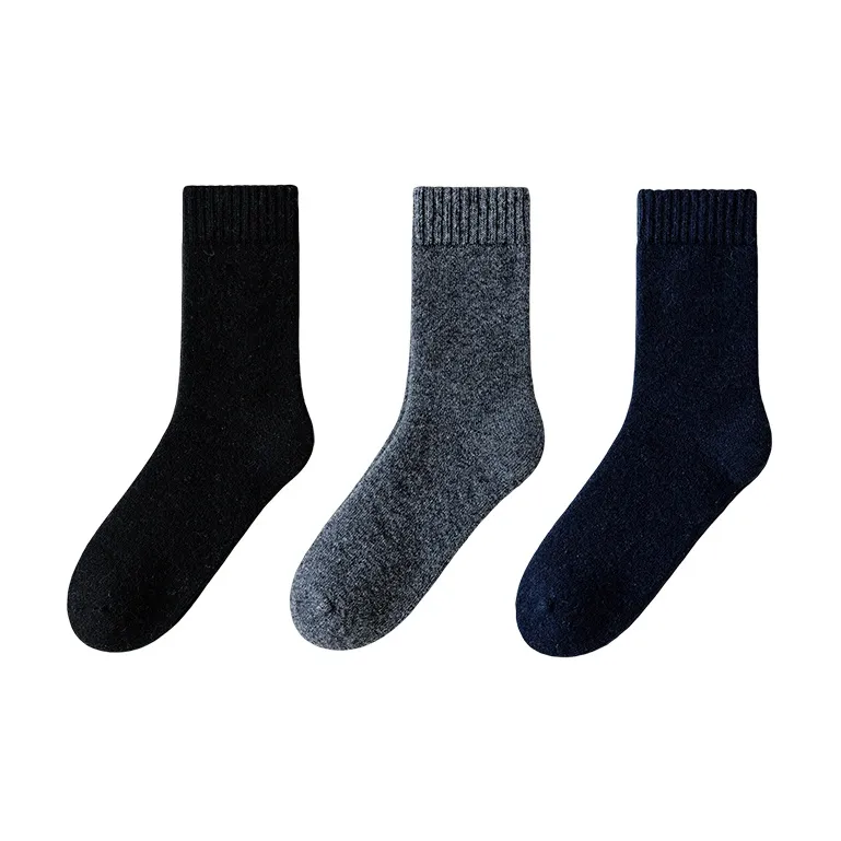 XIANSINIAO Mid Calf Socks Men's 3 Pack-2